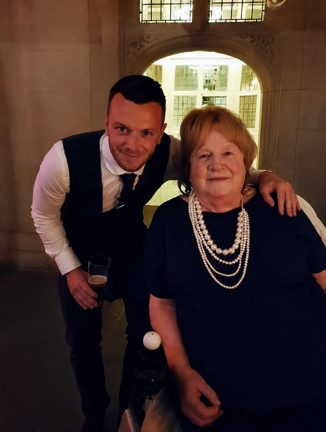 Elliot with his nan